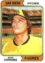 1974 Topps Baseball Cards      546     Mike Corkins